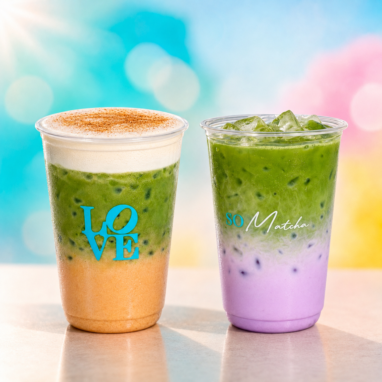 So Icy new matcha drinks
